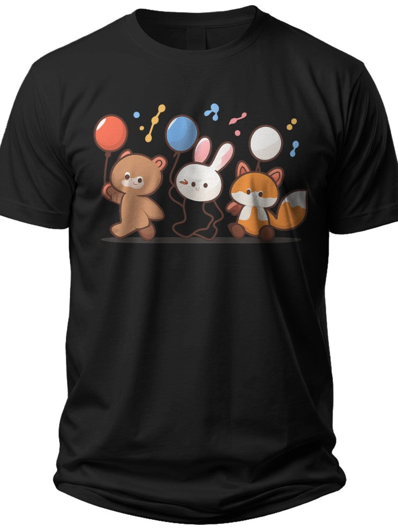 Festive Animal Parade Kids 4th of July Shirts - Adult Unisex Tee
