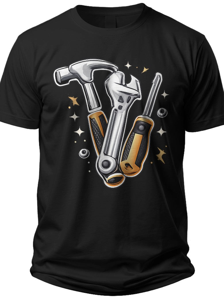 Father's Tools Fathers Day Shirts for Men - Adult Unisex Tee