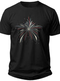 Exploding Patriotism Mens Forth of July Shirts - Adult Unisex Tee