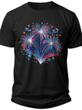 Exploding Freedom Stars 4th of July Shirts - Adult Unisex Tee