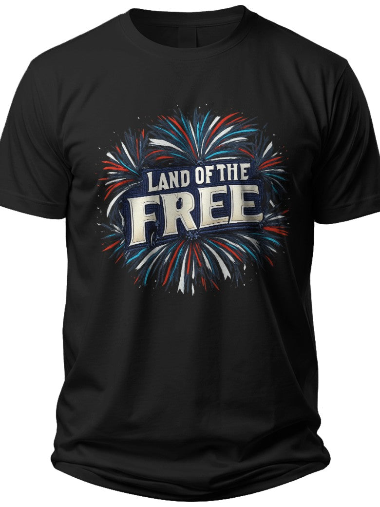 Exploding Freedom 4th of July Shirt for Women - Adult Unisex Tee