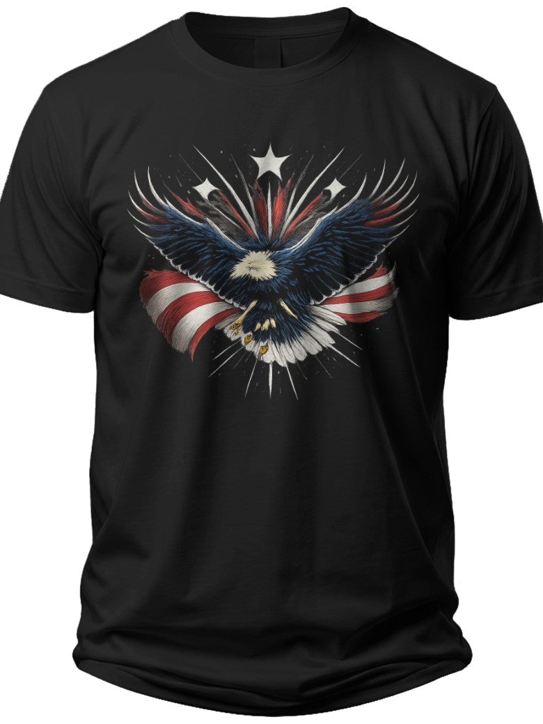 Eagle Spirit 4th of July Polo Shirts for Men - Adult Unisex Tee
