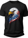 Eagle Head Flag Matching 4th of July Shirts - Adult Unisex Tee