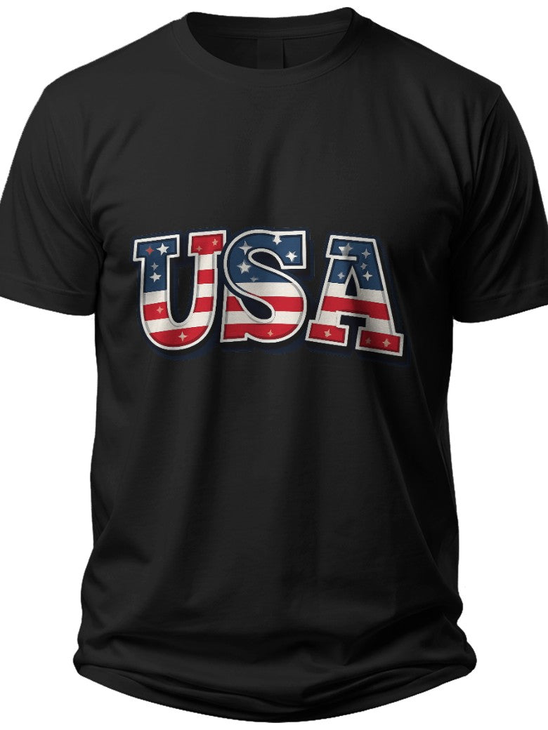 Distressed USA Fourth Fourth of July Shirts for Women - Adult Unisex Tee
