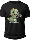 Dino Patriot Toddler 4th of July Shirt - Adult Unisex Tee
