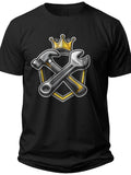 Dad's Workshop Hero Fathers Day T Shirts for Men - Adult Unisex Tee