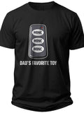 Dad's Remote Control Funny Father's Day Shirts - Adult Unisex Tee