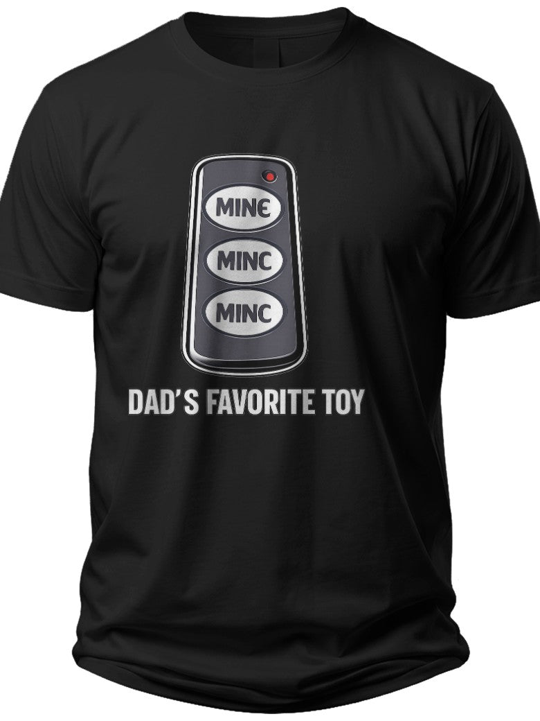 Dad's Remote Control Funny Father's Day Shirts - Adult Unisex Tee