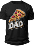 Dad's Pizza Slice Fathers Day Matching Shirts - Adult Unisex Tee