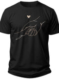 Dad's Guiding Hand Father Day Shirt - Adult Unisex Tee