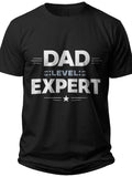 Dad Level Expert Fathers Day Gifts Shirts - Adult Unisex Tee