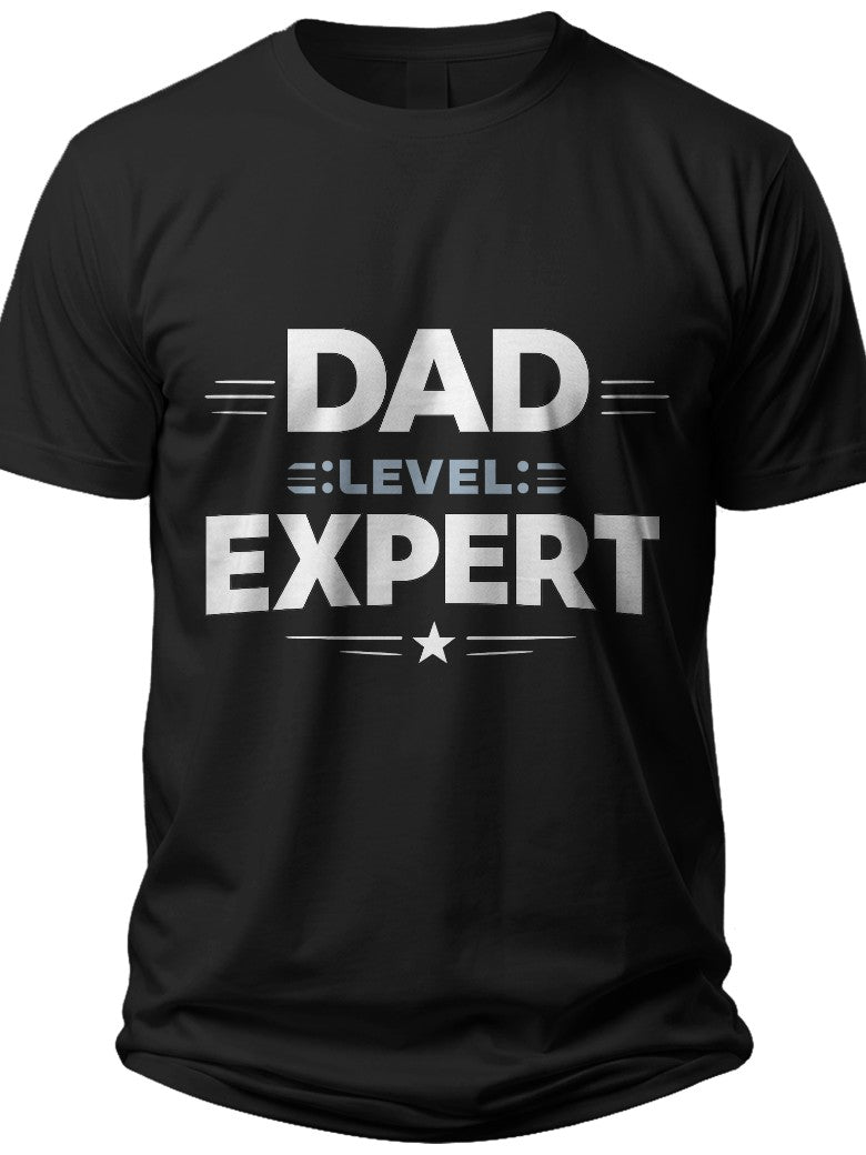 Dad Level Expert Fathers Day Gifts Shirts - Adult Unisex Tee