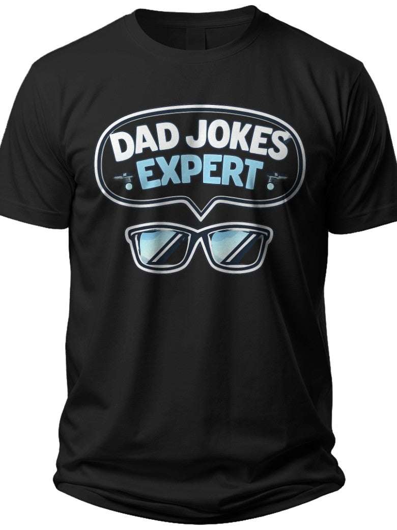 Dad Jokes Expert Father's Day Shirt - Adult Unisex Tee