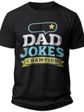 Dad Jokes Champion Fathers Day Shirt - Adult Unisex Tee