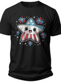 Cute Patriotic Star 4 of July Shirts for Women - Adult Unisex Tee