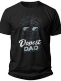 Cool Dad Beard Worlds Dopest Dad Shirt - Adult Unisex Tee
