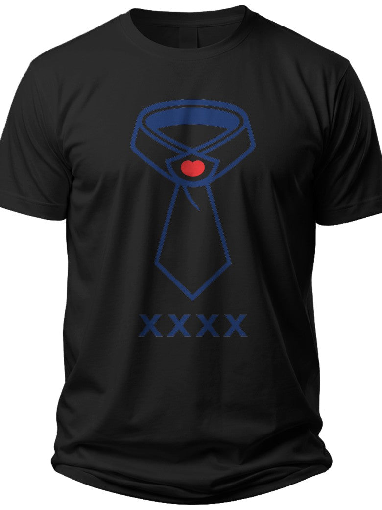 Classic Tie Heart Custom Fathers Day Shirt - Adult Unisex Tee