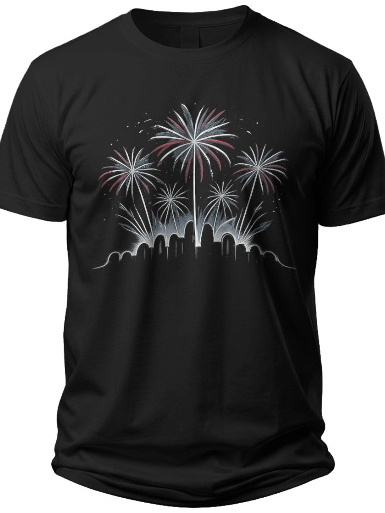 City Celebration Fireworks Fireworks Shirt - Adult Unisex Tee