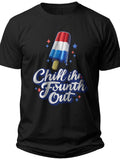 Chill Popsicle Chill the Fourth Out Shirt - Adult Unisex Tee