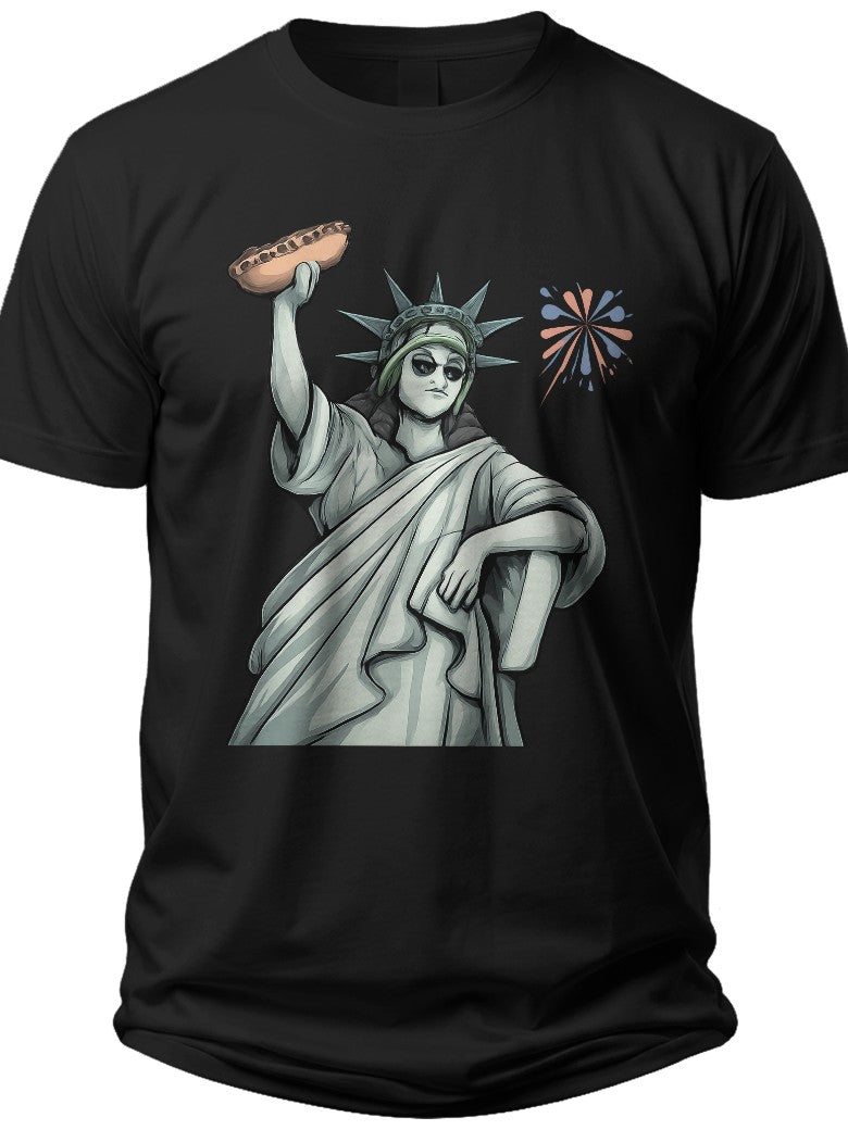 Chill Liberty Funny July 4th Shirts - Adult Unisex Tee