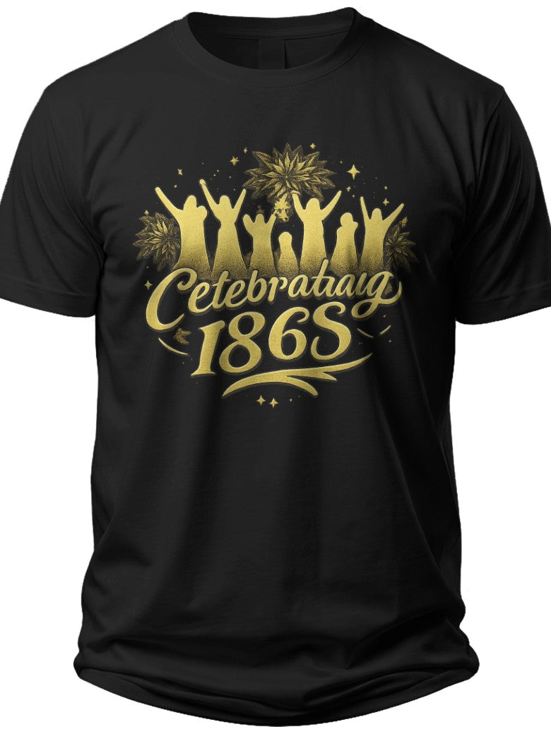 Celebrating Together 1865 Juneteenth T-shirts - Adult Unisex Tee