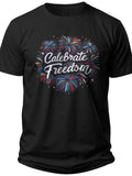 Celebrate Freedom Womens 4th of July Shirts - Adult Unisex Tee