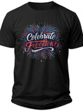 Celebrate Freedom July 4th Shirts for Women - Adult Unisex Tee