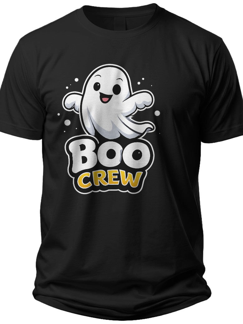 Boo Crew Ghost Halloween Shirt - Adult Unisex Tee