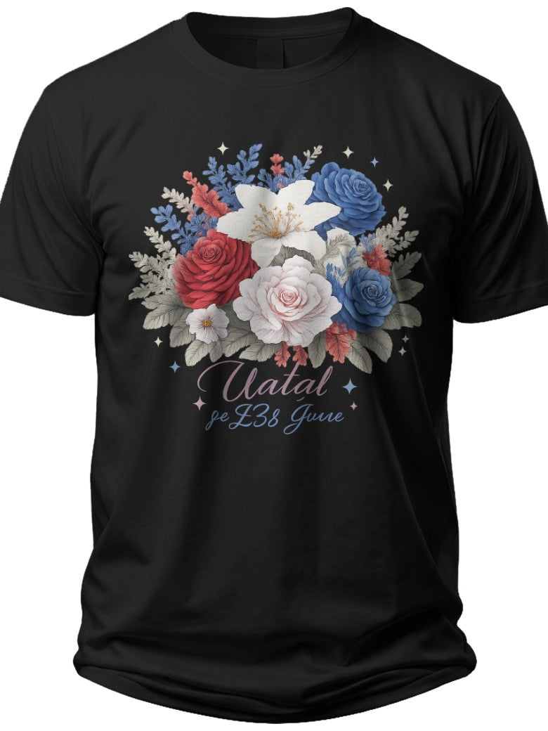 Blossoming Freedom 250 4th of July Shirts Women 250 Years - Adult Unisex Tee