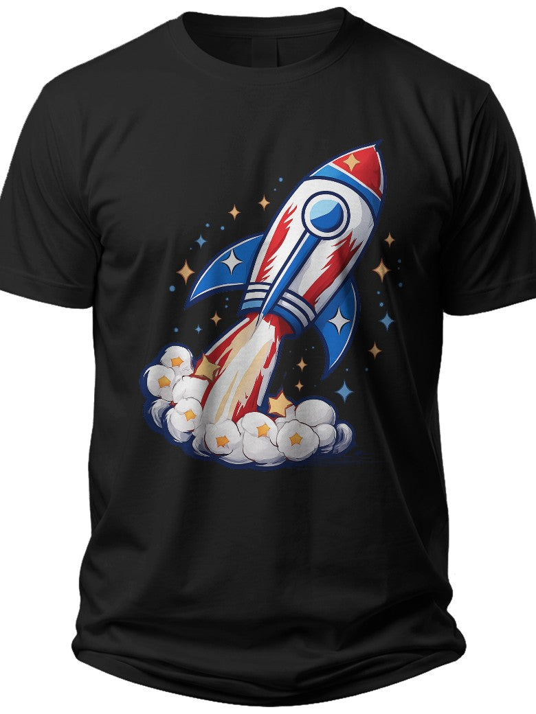 Blast Off USA 4th of July Boys Shirt - Adult Unisex Tee