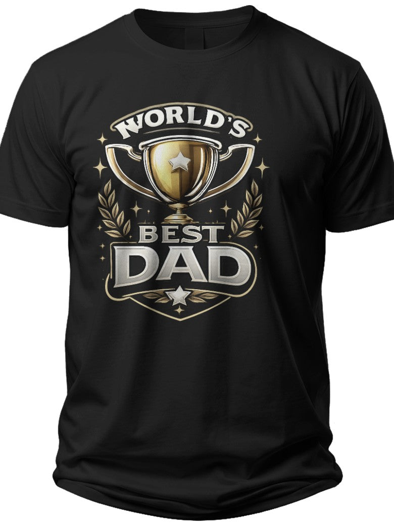 Best Dad Trophy Father's Day T-shirt - Adult Unisex Tee