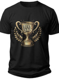 Best Dad Trophy Fathers Day T Shirts - Adult Unisex Tee