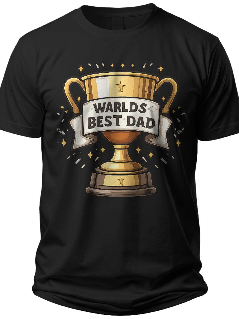 Best Dad Trophy Fathers Day T Shirt - Adult Unisex Tee