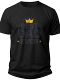 Best Dad Ever Crown Fathers Day Matching Shirts - Adult Unisex Tee