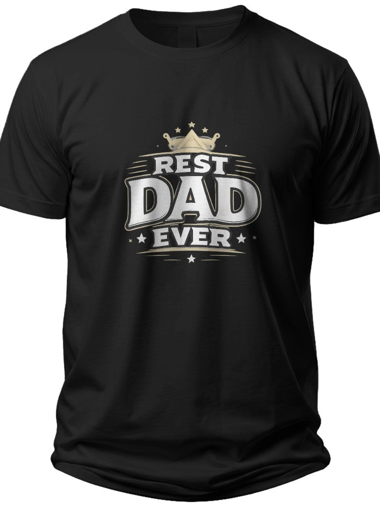 Best Dad Ever Crown Fathers Day Customized Shirt - Adult Unisex Tee