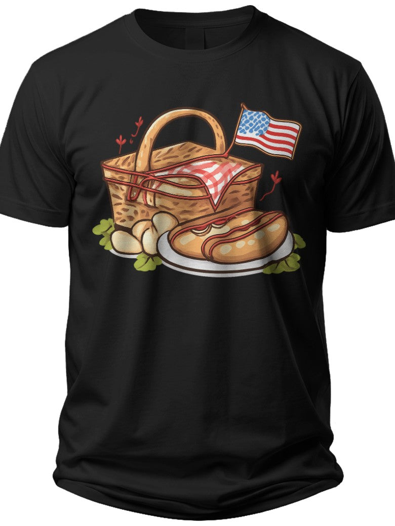 BBQ Picnic Fun 4th of July Shirts for Women - Adult Unisex Tee
