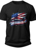 American Spirit Flag Art Forth of July Shirts Mens - Adult Unisex Tee