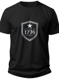 American Heritage Shield July 4th Shirts for Men - Adult Unisex Tee