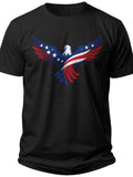American Eagle Silhouette 4th of July Tee Shirts for Women - Adult Unisex Tee