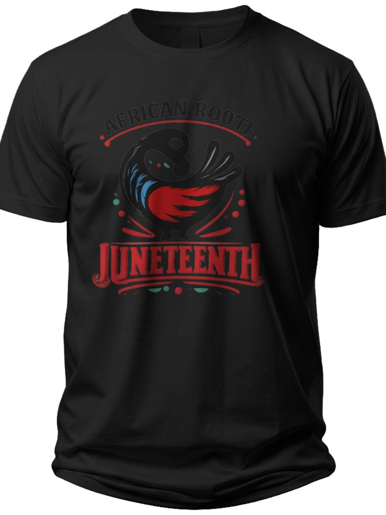 African Roots Juneteenth Juneteenth T-shirts - Adult Unisex Tee