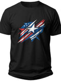 Abstract Patriotism 4th of July T Shirt - Adult Unisex Tee