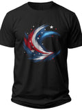 Abstract Patriotic Swirl 4th of July Shirts for Women - Adult Unisex Tee
