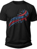Abstract American Spirit 4th of July Shirts for Men - Adult Unisex Tee
