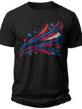 Abstract American Pattern 4th July Shirts for Men - Adult Unisex Tee