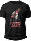 1776 Party Vibes Happy 4th of July You Sunbitches Shirt - Adult Unisex Tee