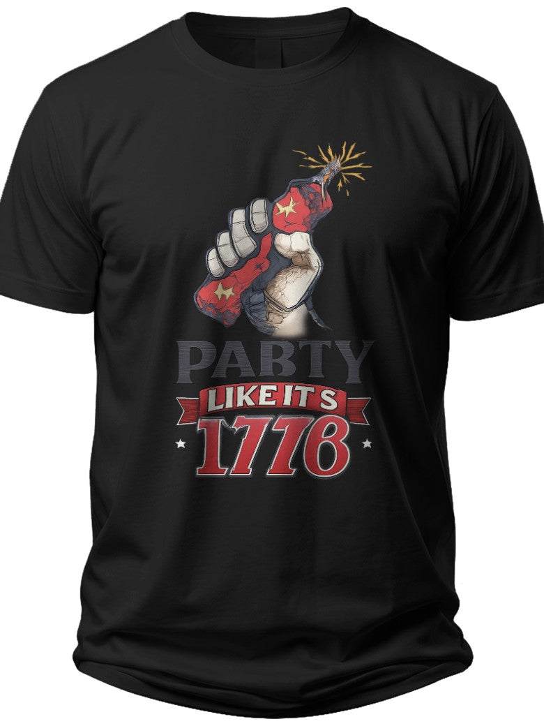 1776 Party Vibes Happy 4th of July You Sunbitches Shirt - Adult Unisex Tee