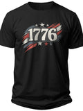 1776 American Spirit July 4th Shirts for Men - Adult Unisex Tee