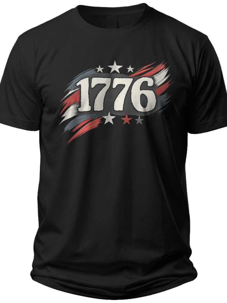 1776 American Spirit July 4th Shirts for Men - Adult Unisex Tee