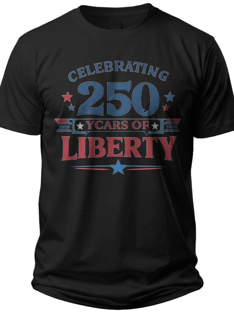 250 Years of Liberty 4th of July Shirts Women 250 Years - Adult Unisex Tee