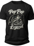 Pop Pop Fishing Legend Pop Pop Shirt - Adult Unisex Tee